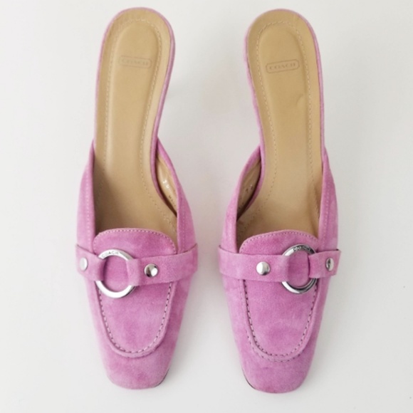 Coach Shoes - Coach | Shery Suede Kitten heel Mule